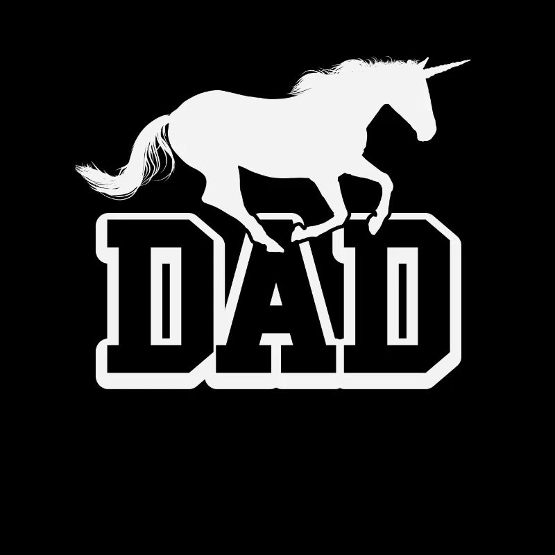 Graphique de conception Licorne Papa