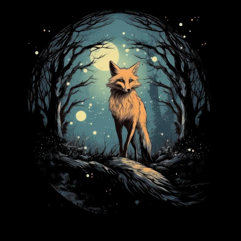 Fox Forest Moon Fable, conte de fées mythique