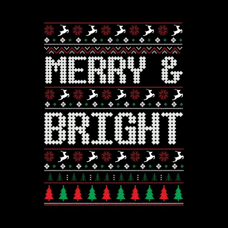 Fröhlicher und brigger hässlicher Weihnachtspullover