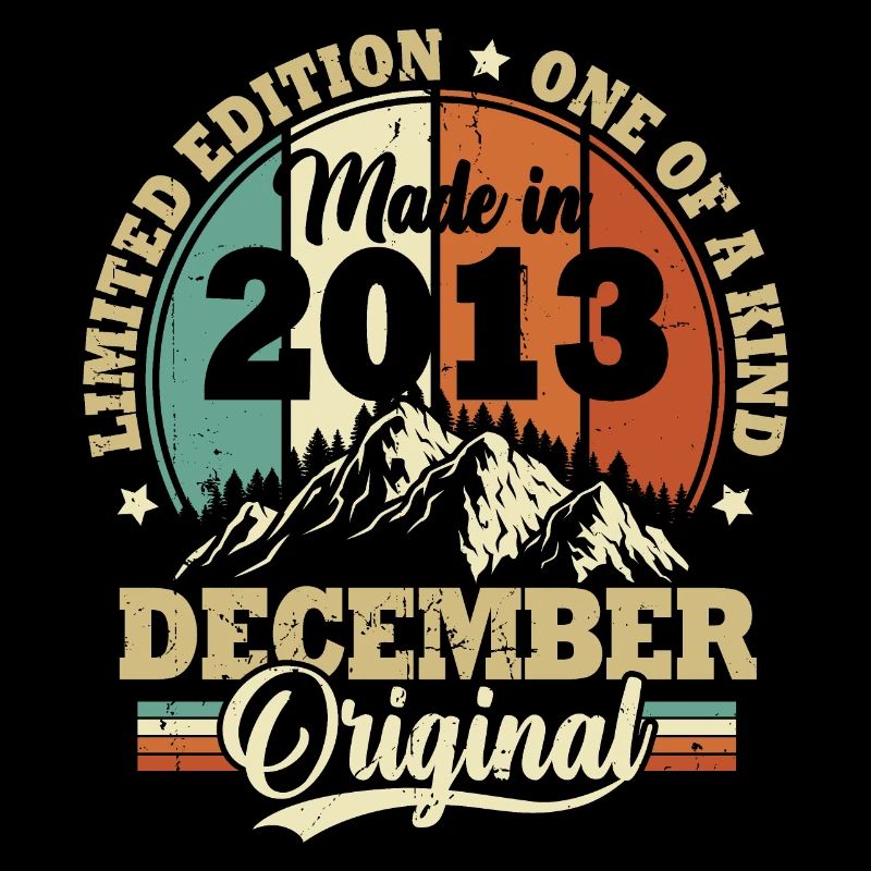 Geburtstagsgeschenk Dezember 2013 Vintage Retro
