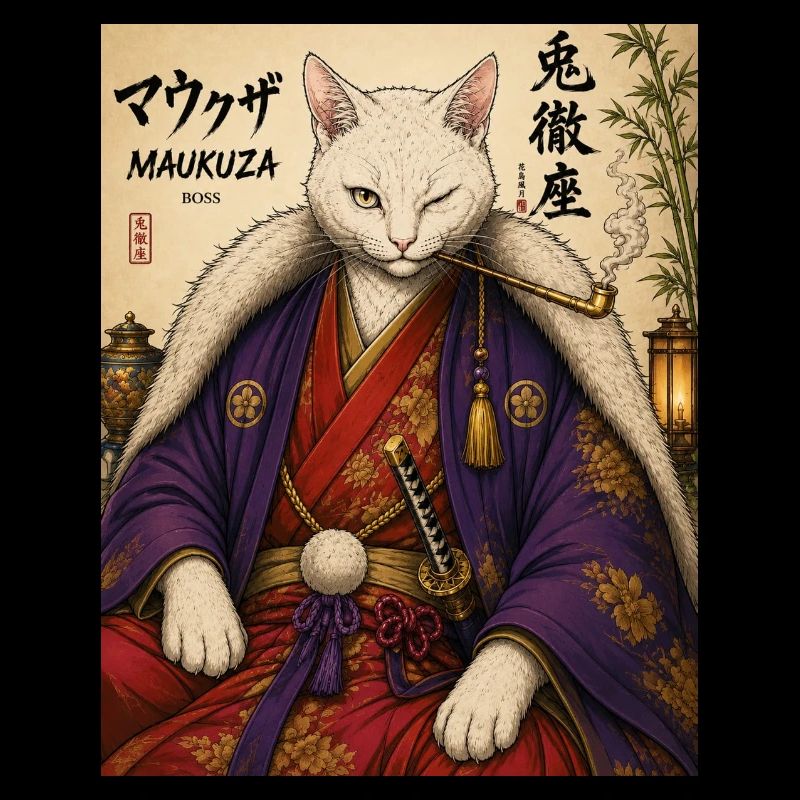 Maukuza Samurai Katze