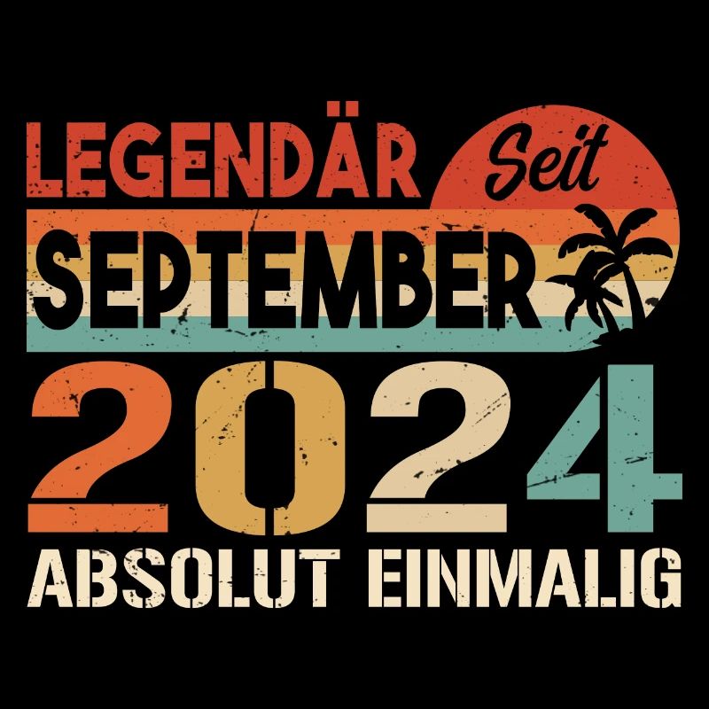 2024 September Vintage Geburtstagsgeschenk 2024