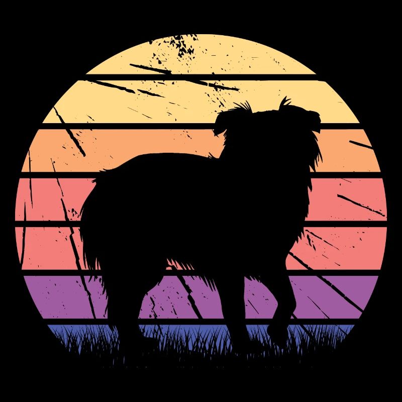 Retro Australian Shepherd