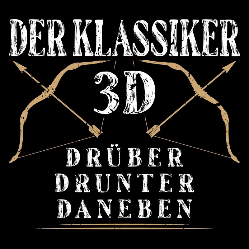 Klassiker 3D Drüber Drunter Daneben Bogenschießen