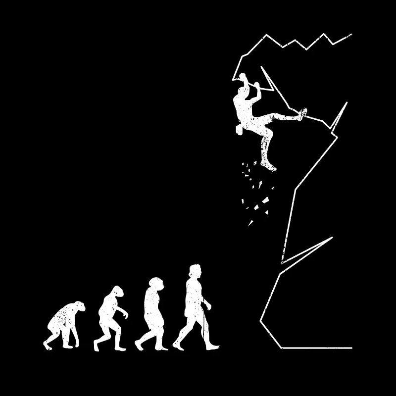 Klettern Bouldern Evolution Bergsteigen Kletterer