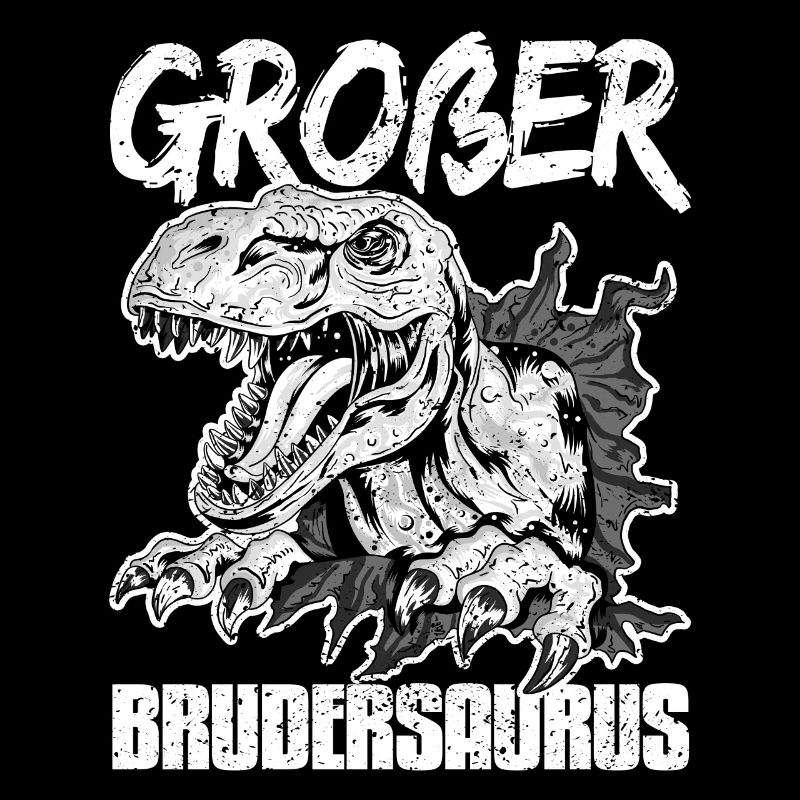 Großer Bruder Geschenk Brudersaurus T-Rex Dino