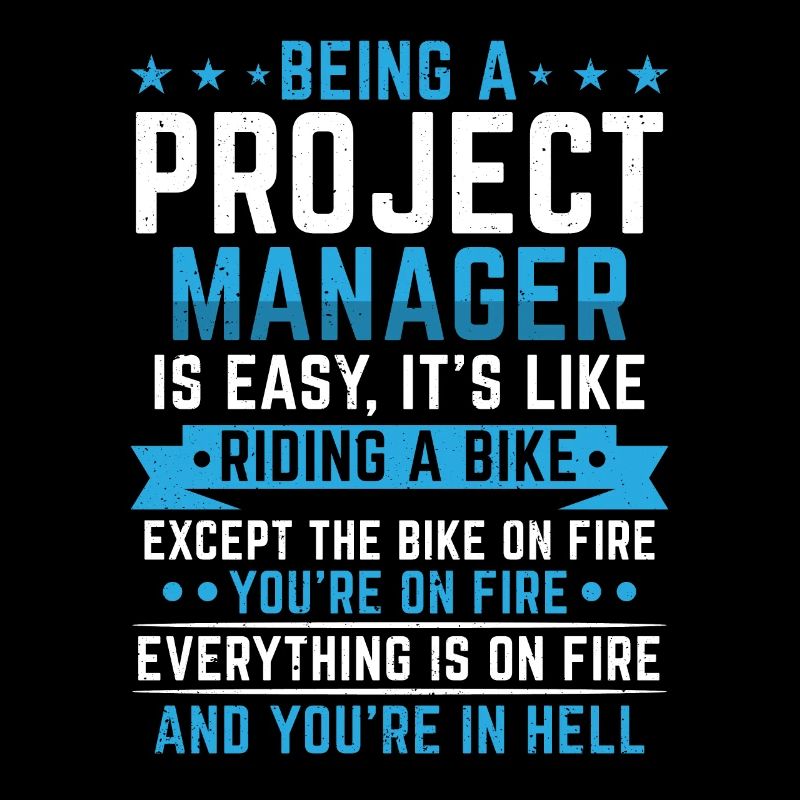 Funny Sarcasm Project Manager Is Easy
