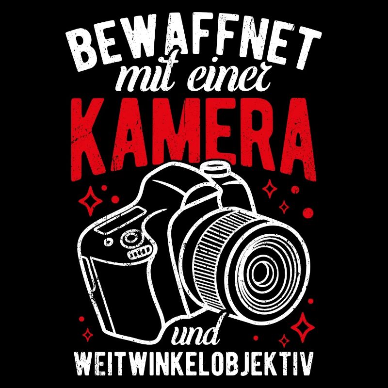 Bewaffnet mit einer KAMERA und WEITWINKELOBJEKTIV