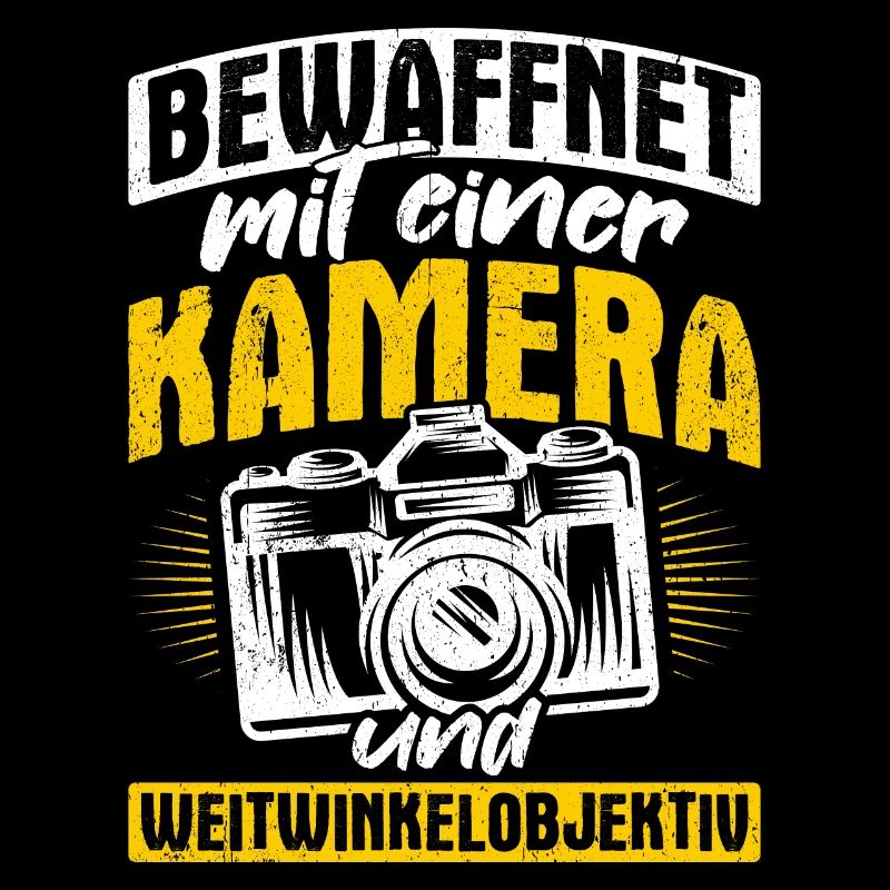 Bewaffnet mit einer KAMERA und WEITWINKELOBJEKTIV