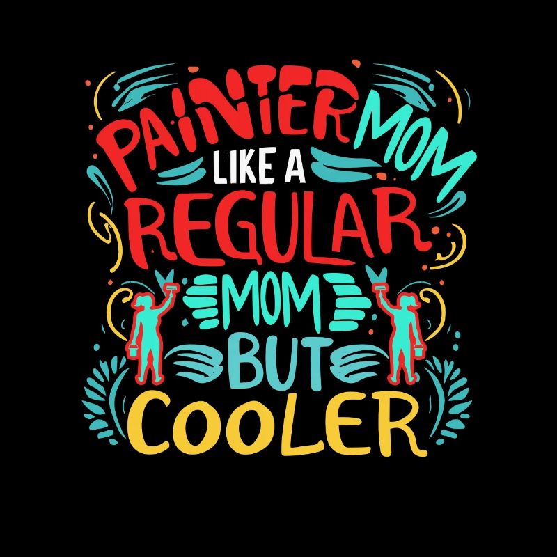 Maman peintre comme un papa normal mais plus cool