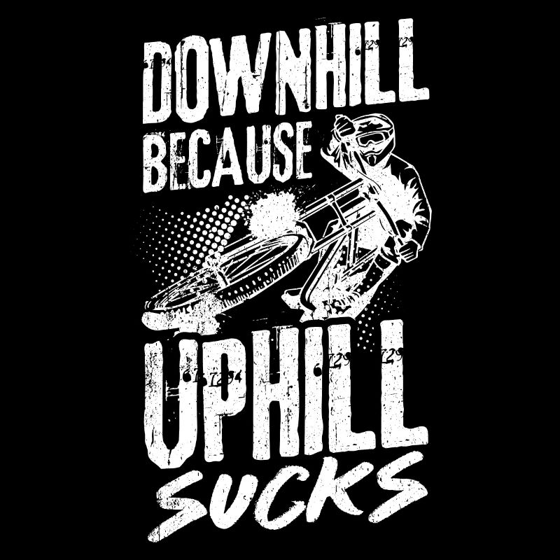 Descente parce que la montée aspire les fans de vélo VTT Vélo