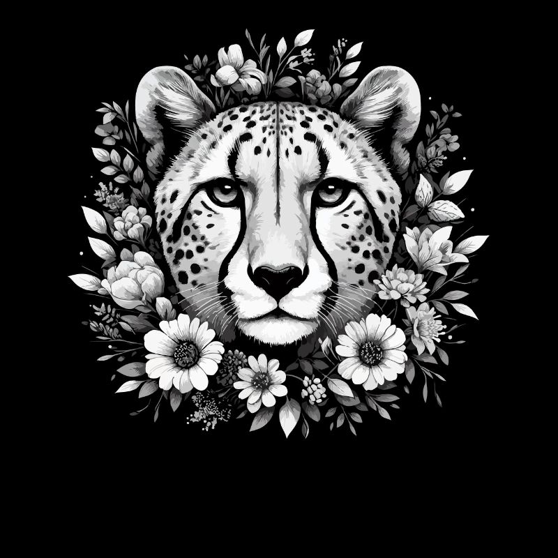 Guépard Fleurs de guépard