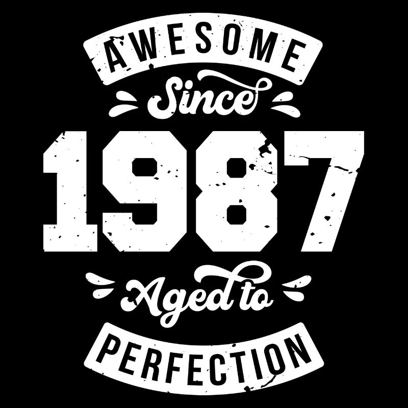 Vintage 1987 Geburtstag - retro 1987