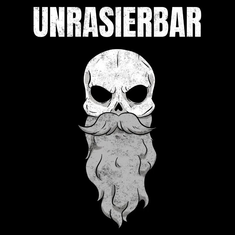 Unrasierbar Bärtig Bartträger