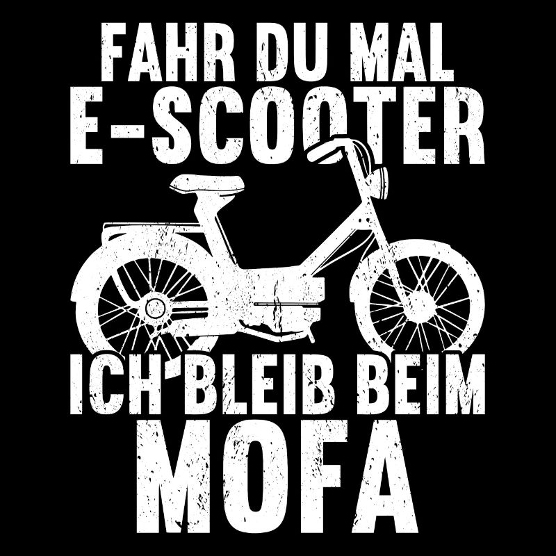 Mofa Moped Rollerfahrer