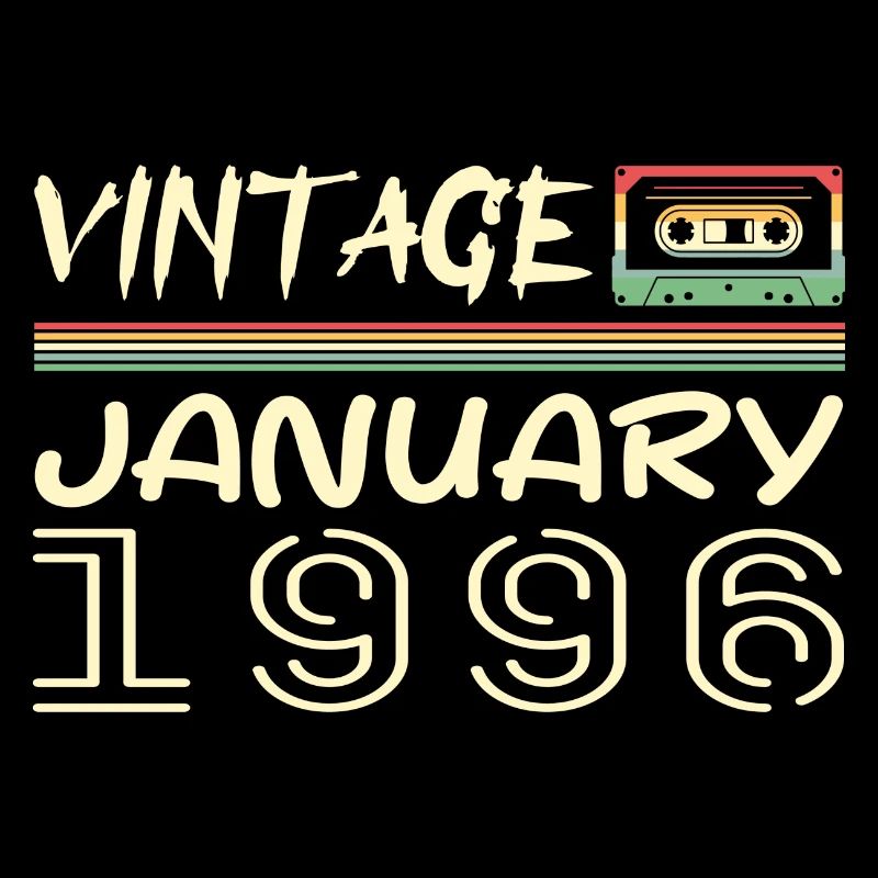 Vintage Janvier 1996 - Anniversaire Janvier 1996
