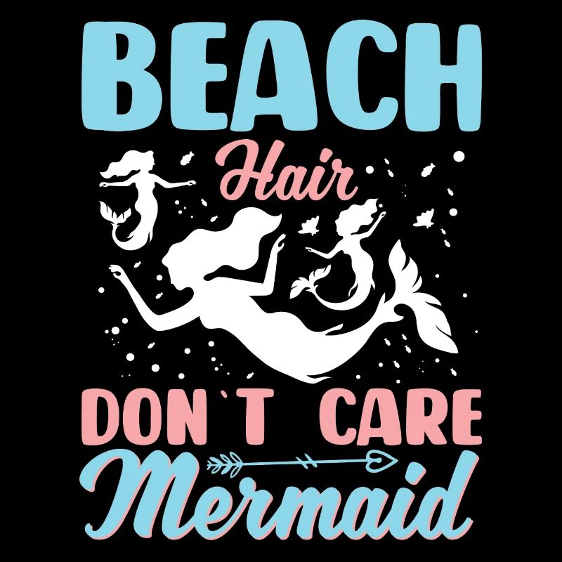 Les cheveux de plage ne se soucient pas de la sirène