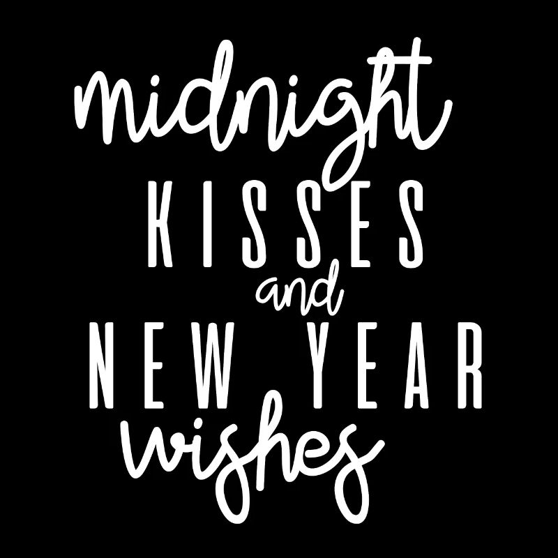 Mitternachtsküsse Und Neujahrswünsche