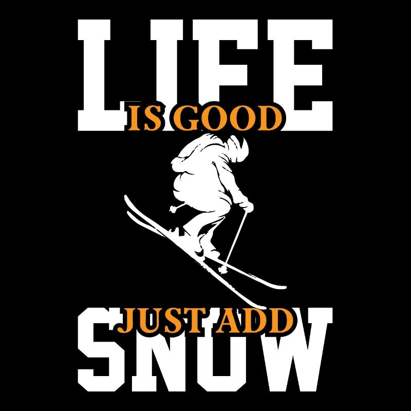 La vie est belle Il suffit d’ajouter de la neige