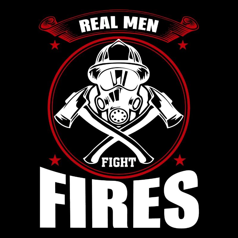 Echte Männer Bekämpfen Brände