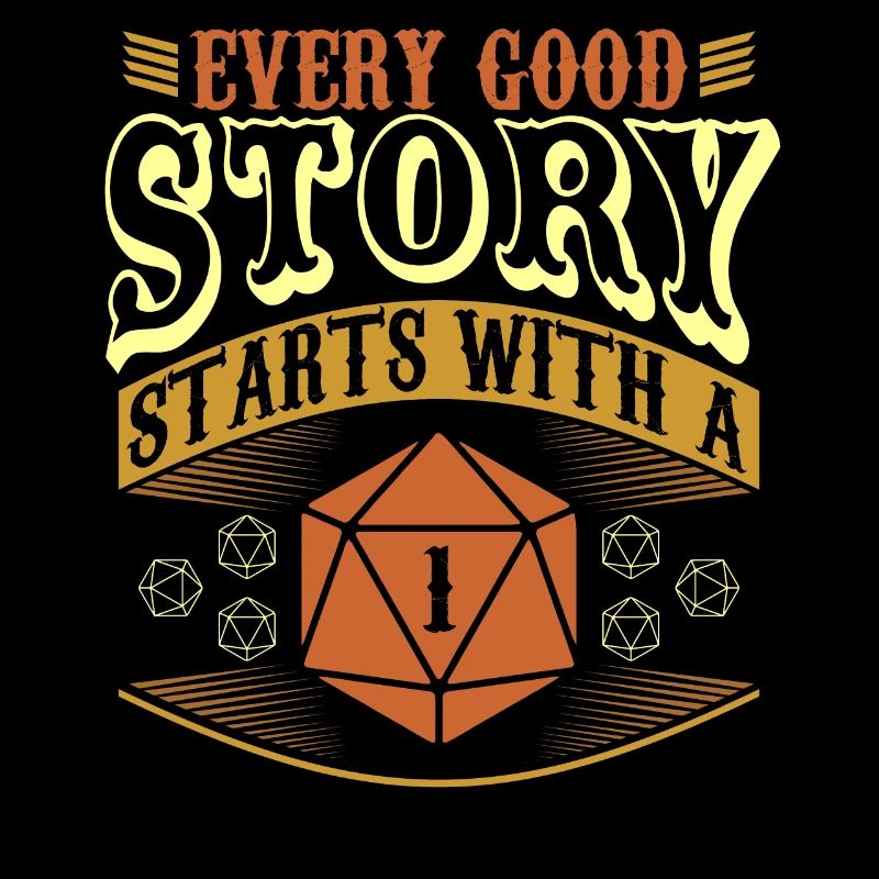 Every Good Story Stars with a 1 D20 Cube
