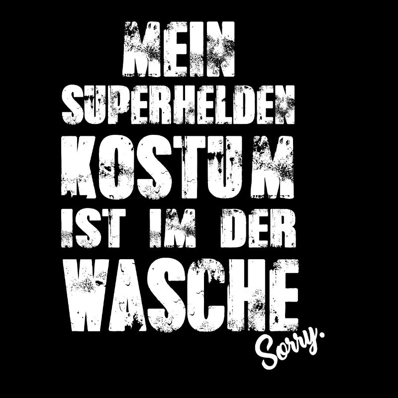 Superheld Kostüm In Der Wäschel Superhelden TShirt