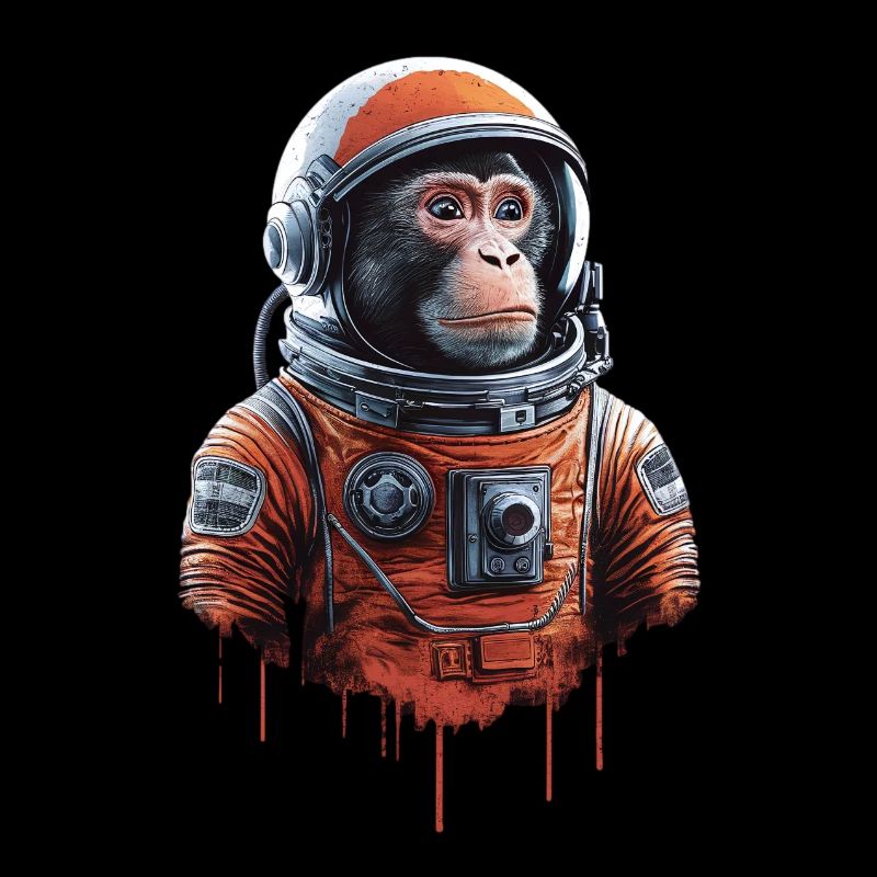Space Adventure with Astronaut Monkey