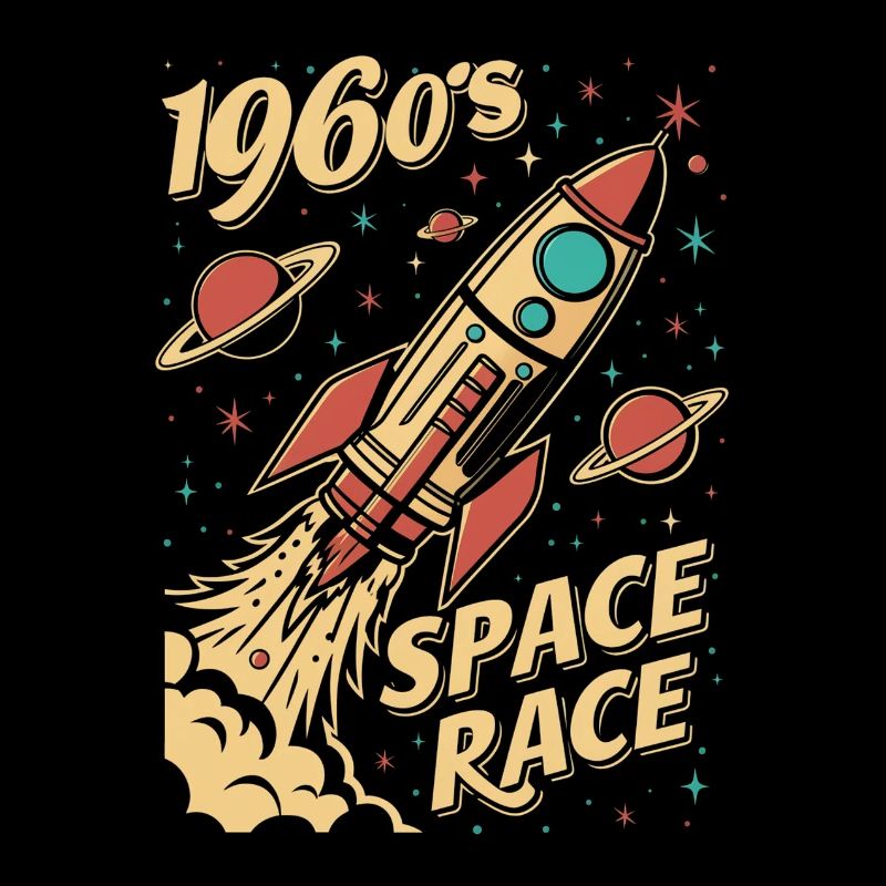 Fusée Space Race des années 1960