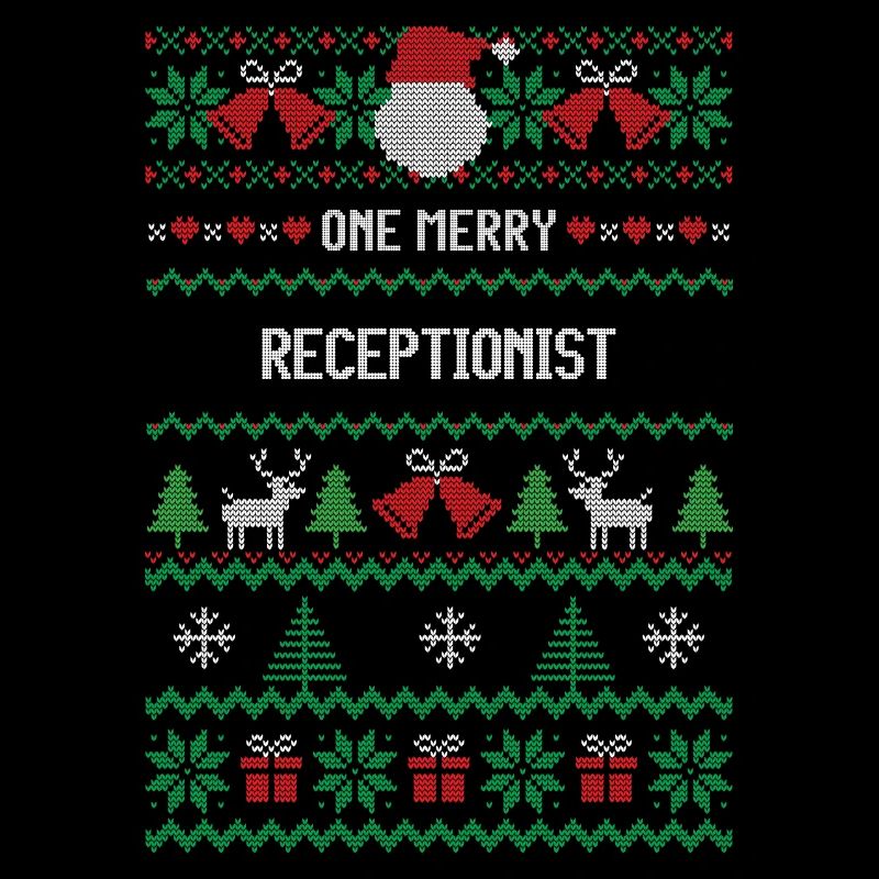 Une joyeuse réceptionniste