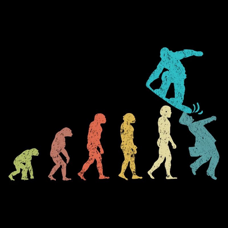 Snowboarder Evolution Snowboard Sport d'hiver