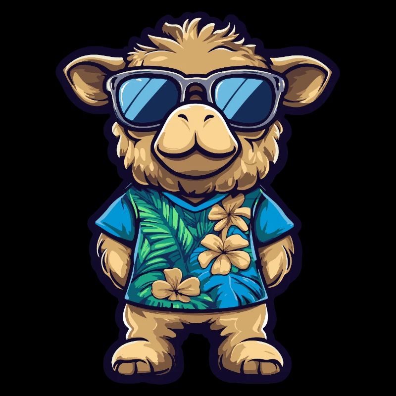 Kamel Comic Lustig Sommer