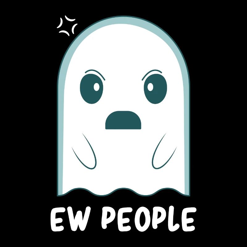 Ghost - Cute Ghost - Funny Ghost - Halloween Ghost