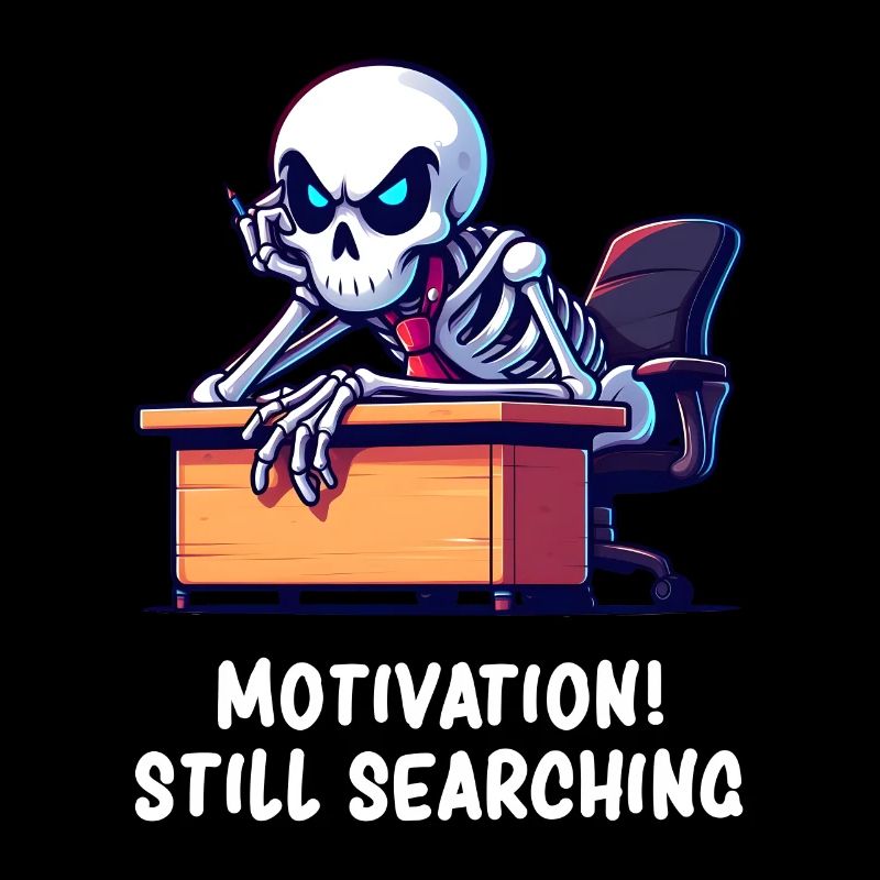 Skeleton - Lazy Skeleton - Skeleton Monday Humor