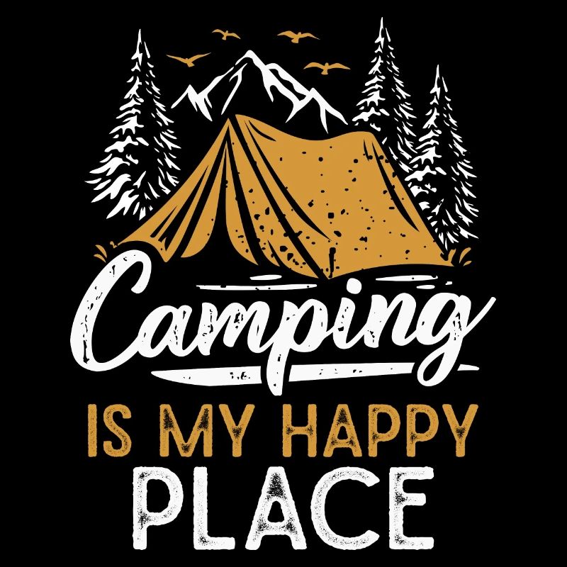 Camping Endroit préféré Camping Montagnes Randonnée Camper