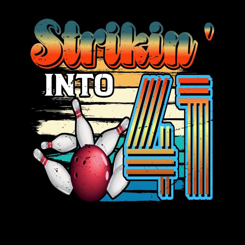 Strikin' Into 41 Bowling Bowler Celebration pour les 41.