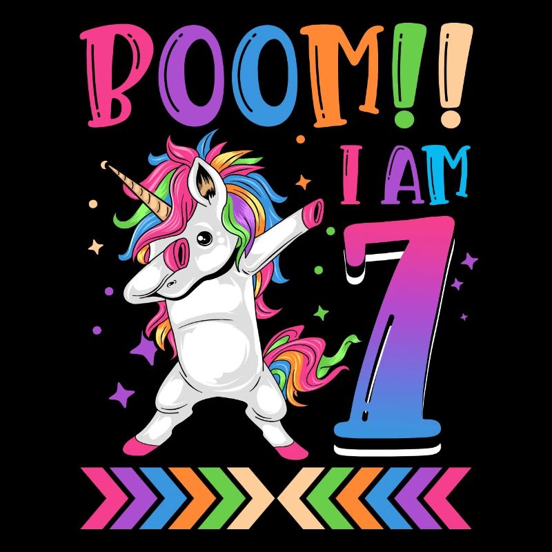 Boom!! Ich Bin 7, Buntes Lustiges Einhorn 7.