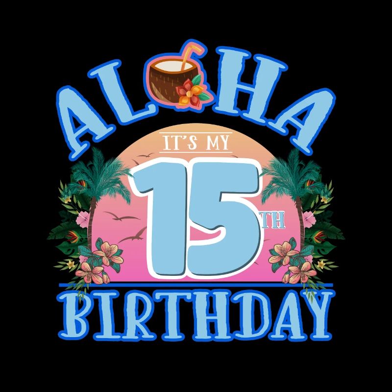 Aloha C’est ma noix de de 15e anniversaire