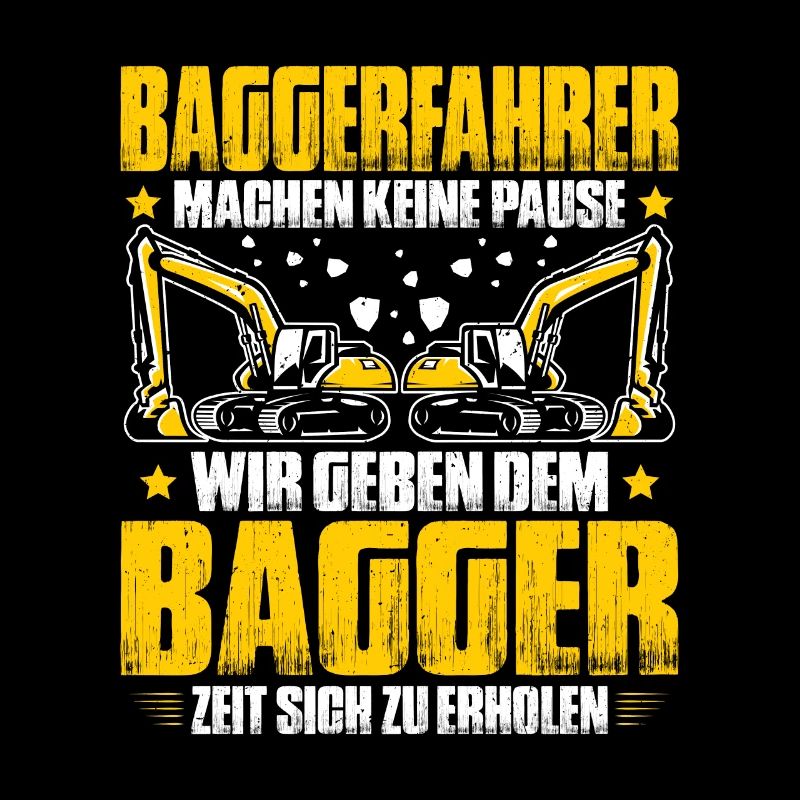Baggerfahrer Baggerführer Heavy Equipment Operator