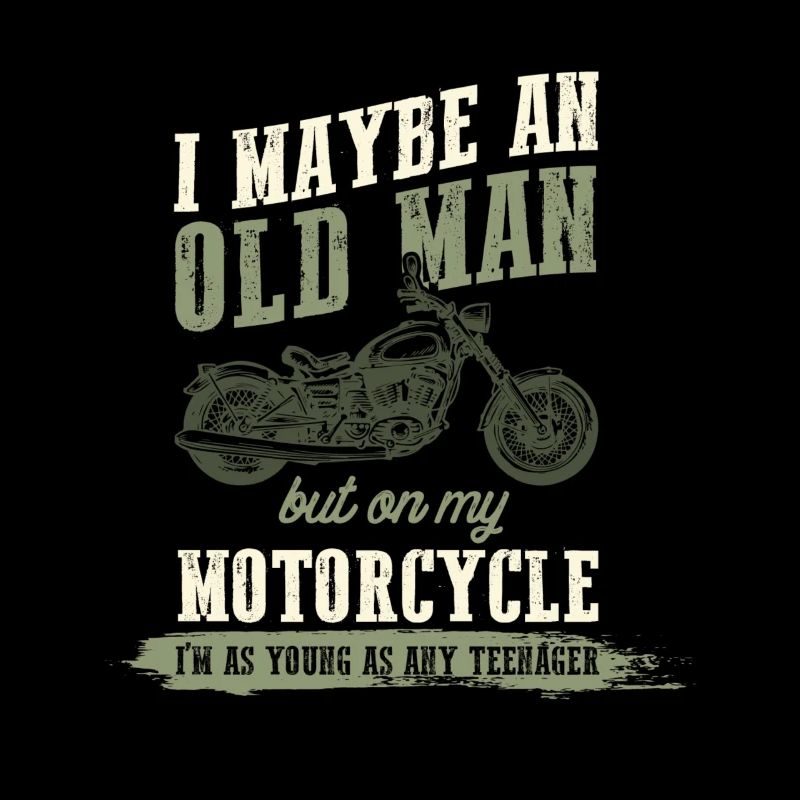 motorrad alter mann