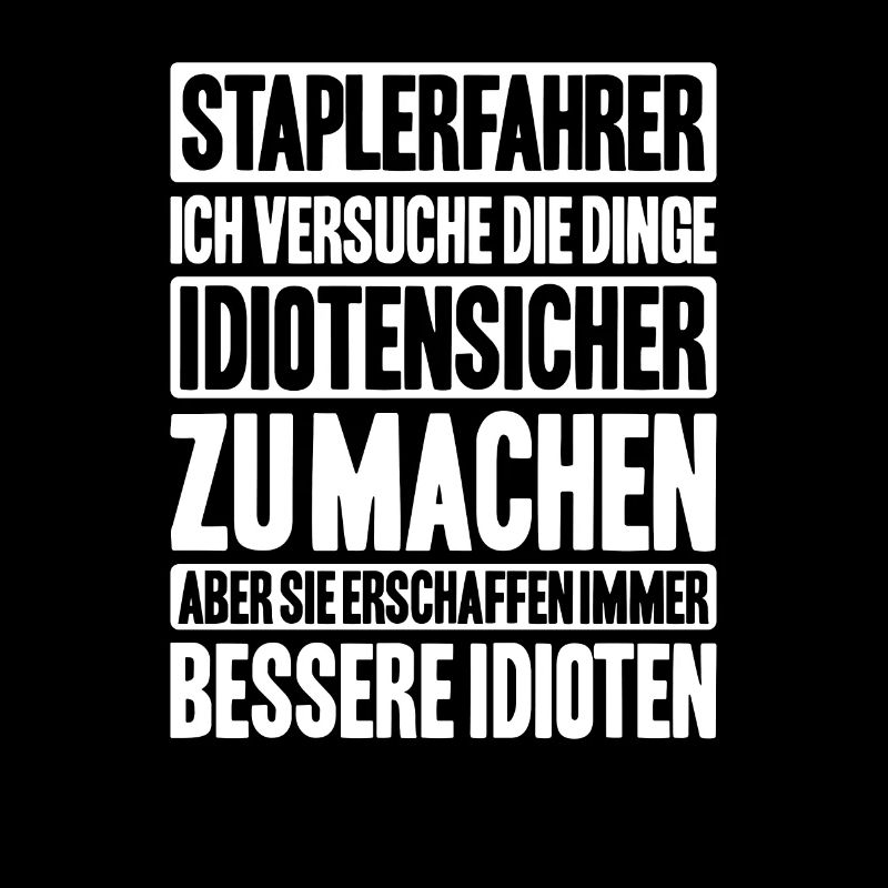 Staplerfahrer Gabelstaplerfahrer Forklift Operator