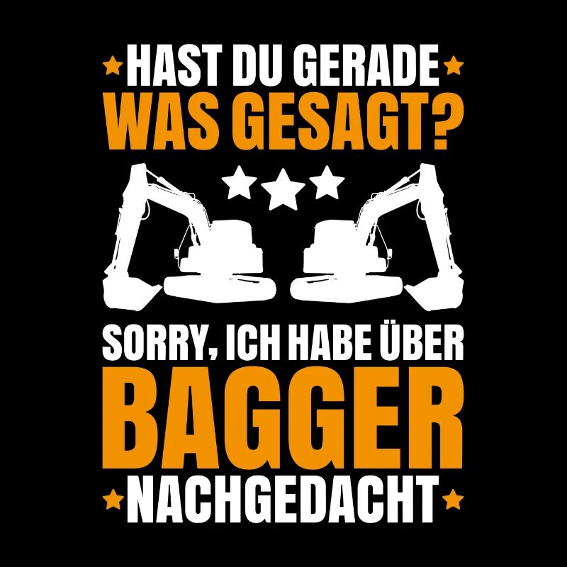 Baggerfahrer Baggerführer Heavy Equipment Operator