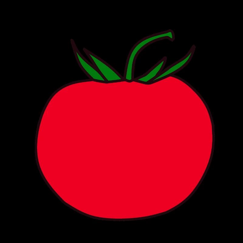 Cadeau minimaliste de design de tomate