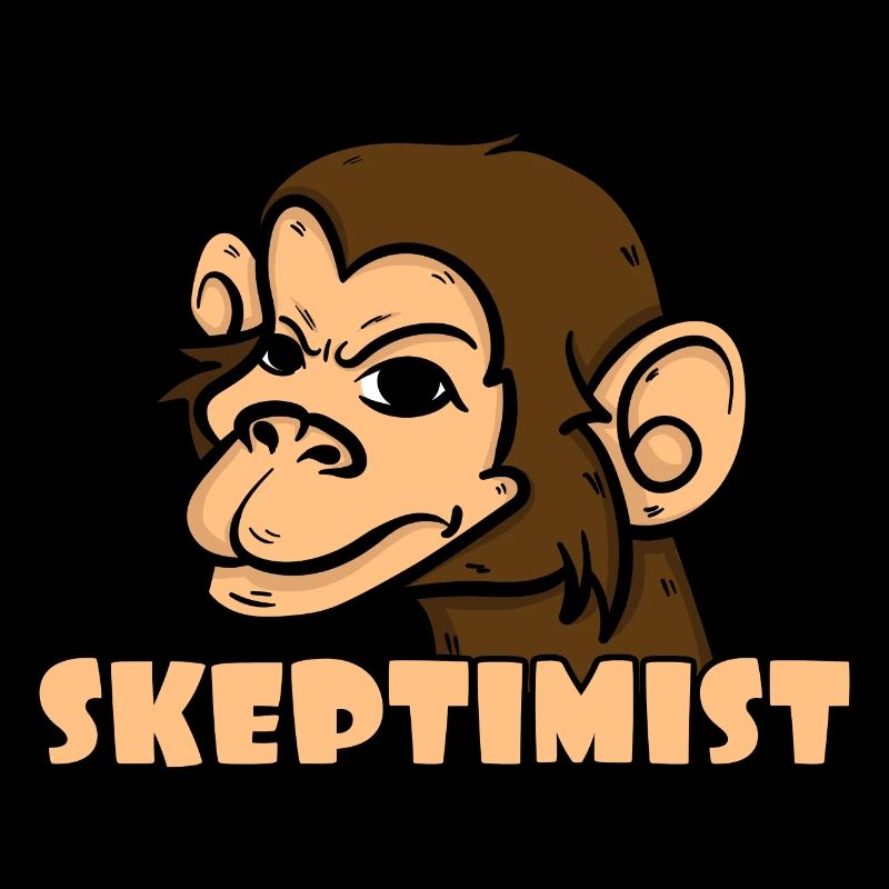 Skeptiker Affe - Skeptimist