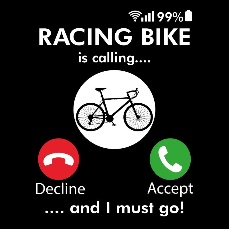 Vélo de course appeler les cyclistes