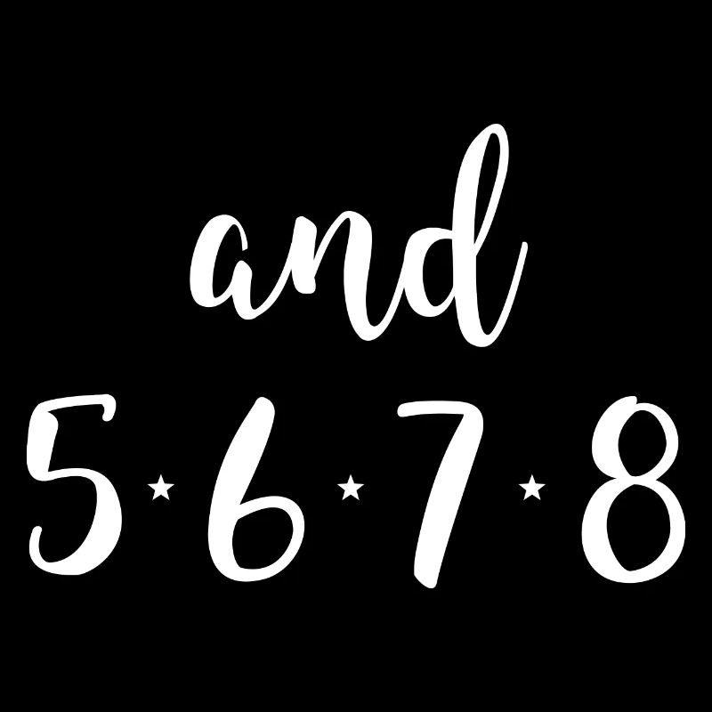 Dance Design And 5 6 7 8 Cadeau d'anniversaire danseur