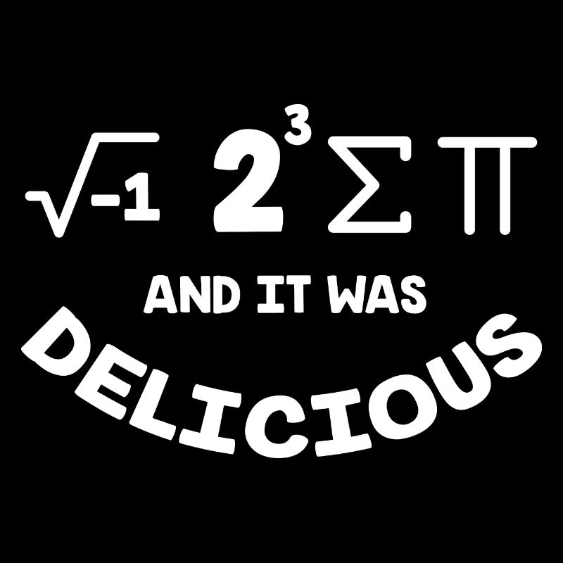 Ich aß etwas PU-Mathe-Lehrer-Mathematiker-Geschenk-Idee