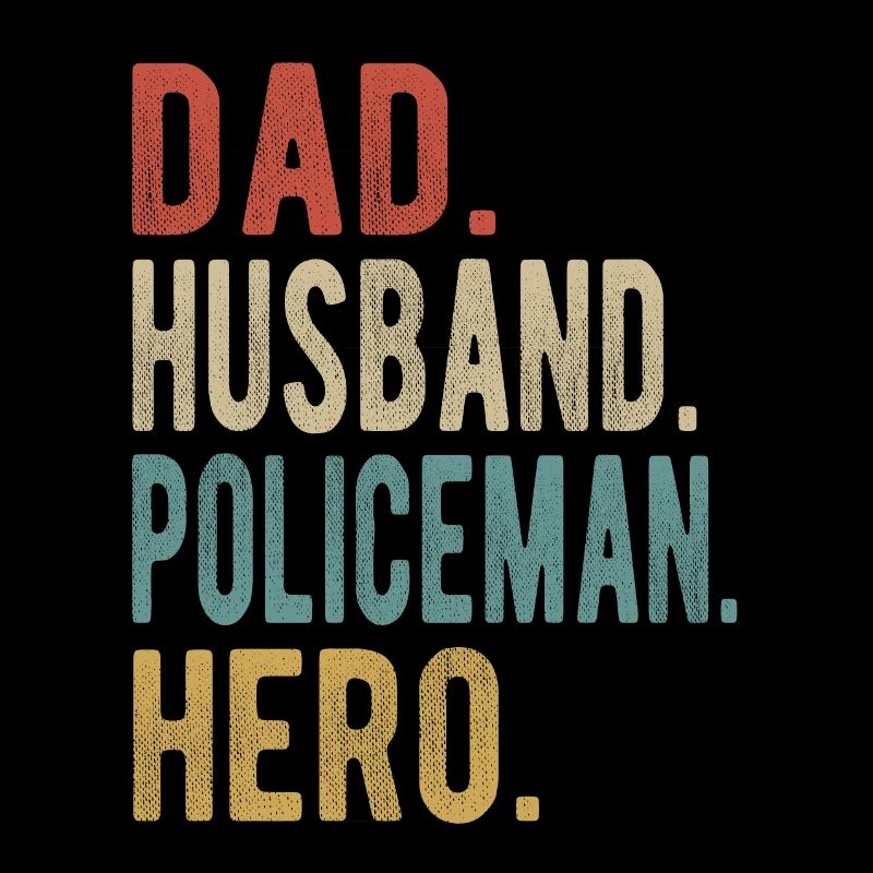 Polizist Papa Ehemann Held