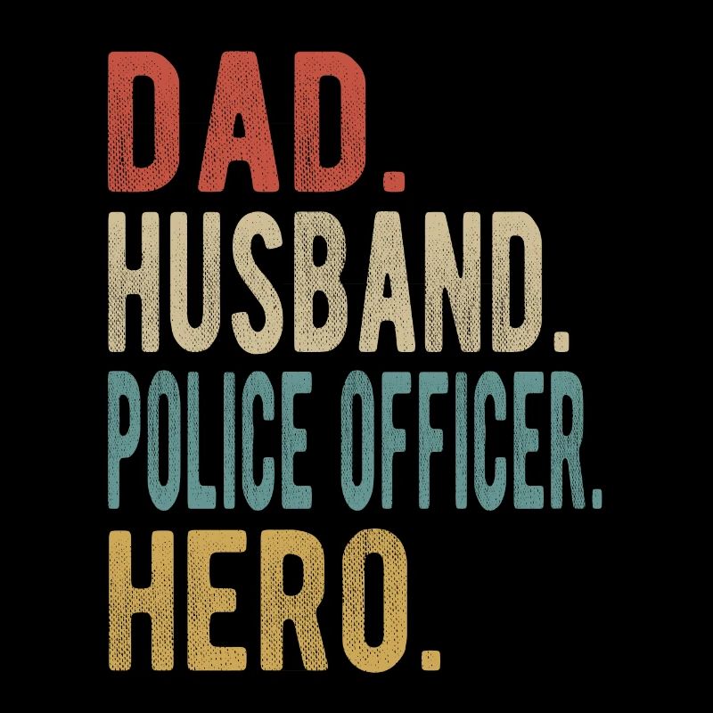 Polizist Papa Ehemann Held