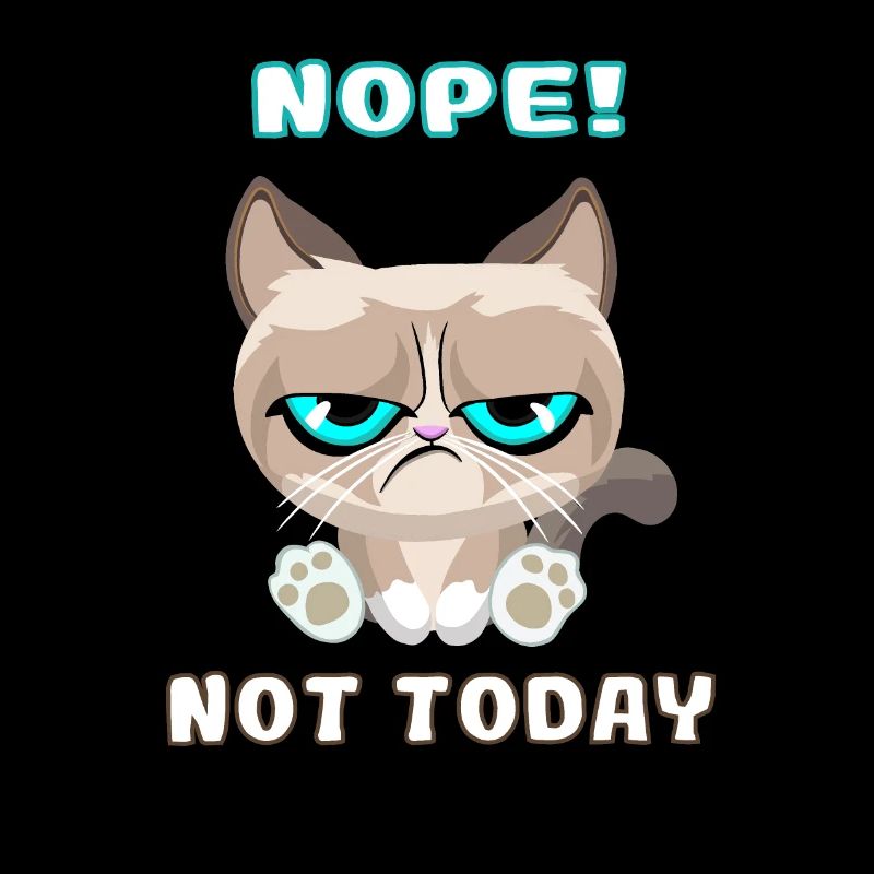 Grumpy Cat, Dackelkatze, Nope, Not Today