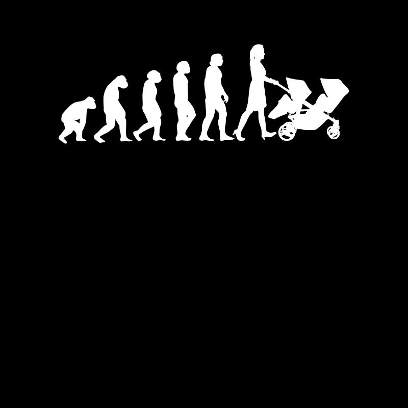 Evolution Mama avec poussette jumelle